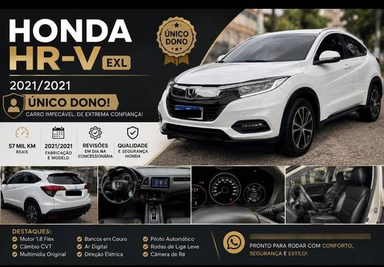 HONDA HR-V 1.8 16V FLEX EXL 4P AUTOMÁTICO HONDA HR-V 1.8 16V FLEX EXL 4P AUTOMÁTICO